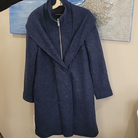 CLUB MONACO WOOL LONG COAT - Picture 9 of 14